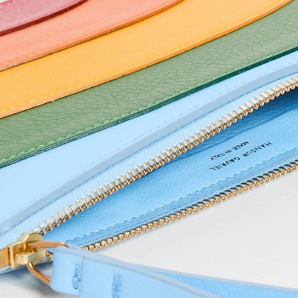 ❤️DEAL! Mansur Gavriel Classic Pouch in 🌈 Rainbow - Picture 9 of 15